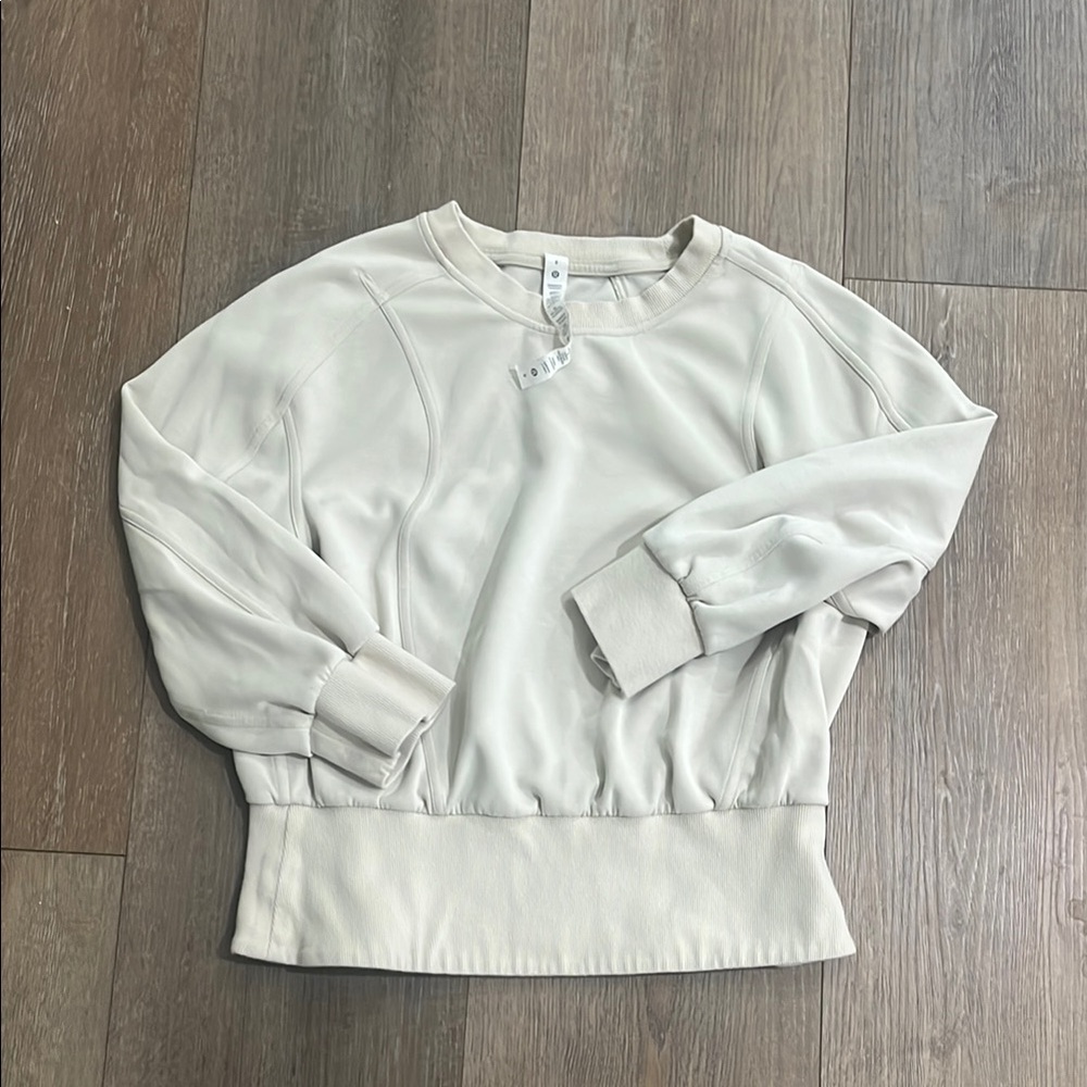 Lululemon 3/4 sleeve cropped crew softstreme